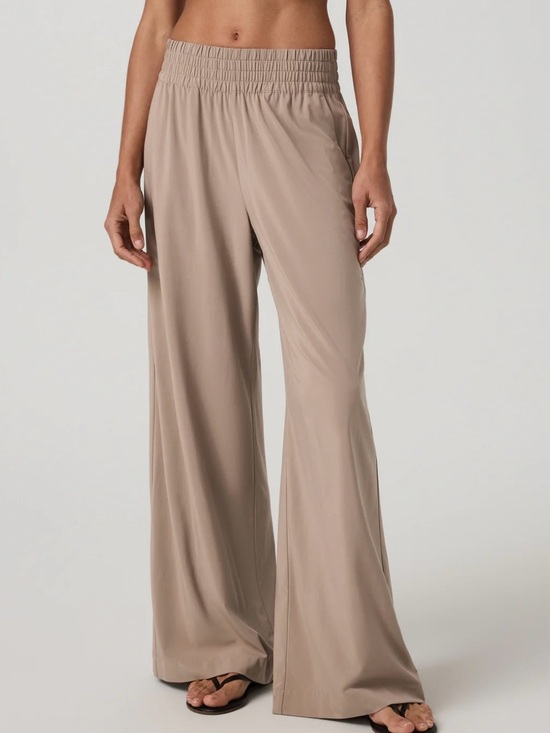 Vuori Pants - Vuori Villa Wide Leg Pant in Sorrel Brown